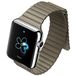 Apple Watch with Leather Loop (42 ) Stainless Steel/Stone - 