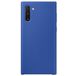 Задняя накладка для Samsung Galaxy Note 10 синяя силикон - Цифрус
