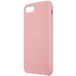 Задняя накладка для iPhone 7/8/SE(2020) розовая силикон - Цифрус