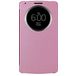 Чехол для LG G Pro 2 книжка с окном розовая кожа - Цифрус