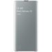 Чехол-книга для Samsung Galaxy S10+ серебристый Clear View - Цифрус