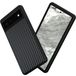 Задняя накладка для Google Pixel 6A черная карбон из углеродного волокна - Цифрус