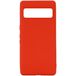 Задняя накладка для Google Pixel 7 красная Nano силикон - Цифрус