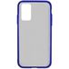 Задняя накладка для Honor V30/V30Pro синяя силикон/пластик - Цифрус