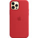 Задняя накладка для iPhone 12/12 Pro (6.1) MagSafe красная Silicone Case Apple - Цифрус