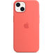 Задняя накладка для iPhone 13 MagSafe Silicone Case розовый помело - Цифрус