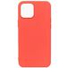 Задняя накладка для iPhone 13 Pro кораловая Nano силикон - Цифрус