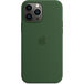 Задняя накладка для iPhone 13 Pro MagSafe Silicone Case зеленый клевер - Цифрус