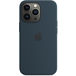 Задняя накладка для iPhone 13 Pro Max MagSafe Silicone Case синий омут - Цифрус