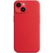 Задняя накладка для iPhone 14 Plus 6.7 MagSafe Silicone Case красная - Цифрус