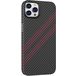 Задняя накладка для iPhone 14 Pro Max черно-красная Gave slim protective case - Цифрус