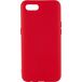 Задняя накладка для iPhone 7/8/SE2020 красный Nano силикон - Цифрус