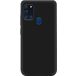 Задняя накладка для Samsung Galaxy A21S чёрная Nano силикон - Цифрус