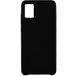 Задняя накладка для Samsung Galaxy A31 черная силикон - Цифрус