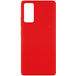 Задняя накладка для Samsung Galaxy S20 FE красная Nano силикон - Цифрус