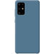 Задняя накладка для Samsung Galaxy S20 синяя силикон - Цифрус