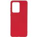 Задняя накладка для Samsung Galaxy S20 Ultra красная силикон - Цифрус
