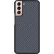 Задняя накладка для Samsung Galaxy S21+ черная Карбон K-DOO KEVLAR премиум - Цифрус