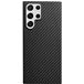Задняя накладка для Samsung Galaxy S22 Ultra черная Карбон K-DOO KEVLAR премиум - Цифрус
