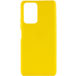 Задняя накладка для Xiaomi Poco M5 желтая Nano силикон - Цифрус