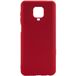 Задняя накладка для Xiaomi Redmi Note 9S/9Pro/9ProMax красная Nano силикон - Цифрус