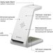    Deppa 3 in 1 17.5W Charging Stand iPhone Apple Watch Airpods White - 