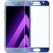 Защитное стекло для Samsung A3 (2017) 3D голубое - Цифрус