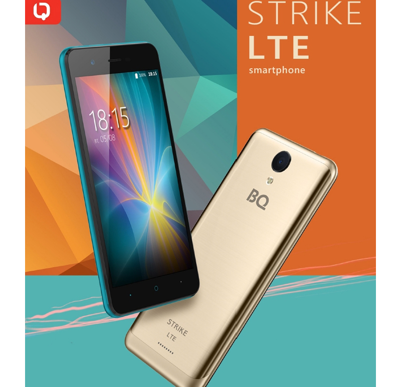 BQ Strike LTE: яркий смартфон с поддержкой 4G | Цифрус