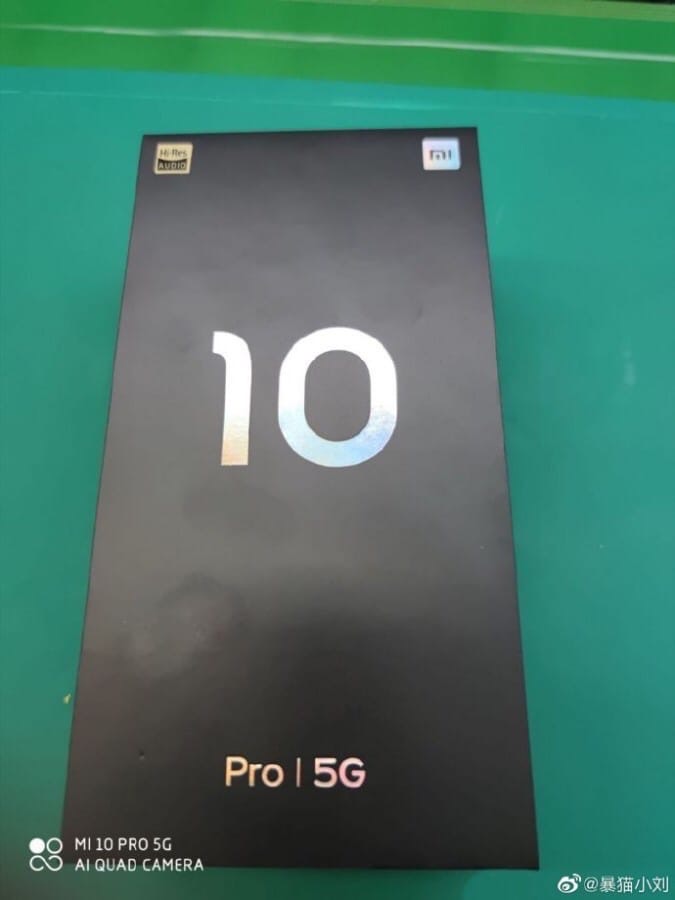    Xiaomi Mi 10 Pro.